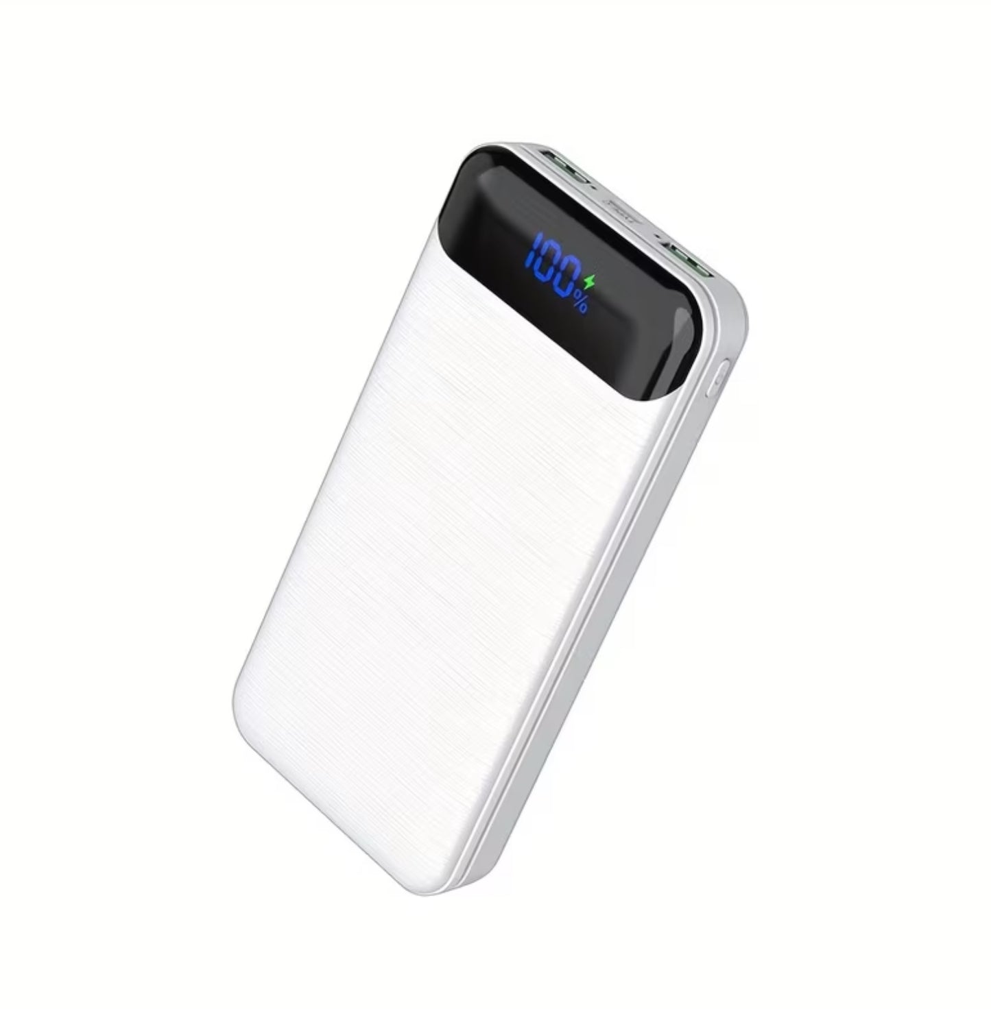 30000mh Power Bank Fast Charging (White)