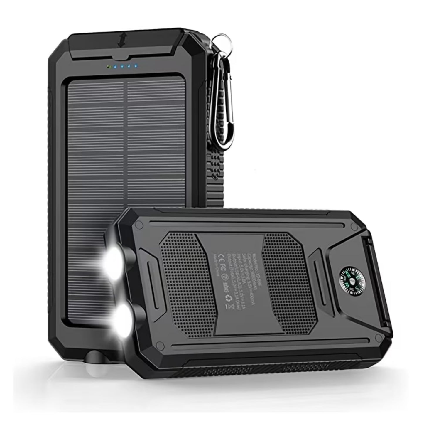 3 in 1 Power Bank - Solar Powered 36000mh