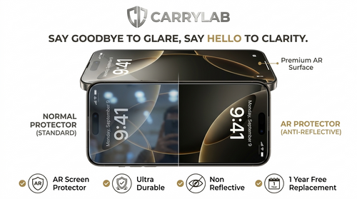 CarryLAB - AR Glass Screen Protector (1 Year Free Replacement)